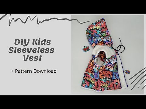 Sewing a Sleeveless Vest / DIY / How to sew a Vest / Tutorial