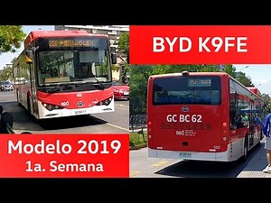 BYD K9FE Modelo 2019 - Primera Semana de Servicio - Previo a #ChileDespierta