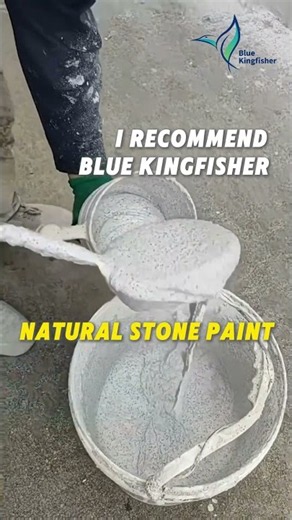 How to Achieve a Natural Stone Exterior at Lower Cost? | Blue Kingfisher Natural Stone Paint