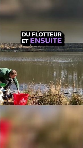 Pêche au lac : Lancer d'appâts, technique secrète pour les poissons ! #shorts
