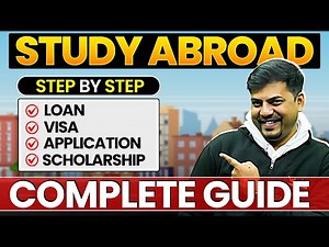 Study Abroad Complete Step-by-Step Guide | Application, Scholarships | Study Abroad | Harsh Sir