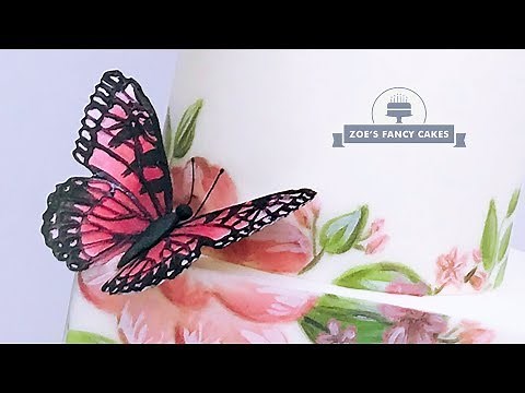 butterfly cake toppers tutorial