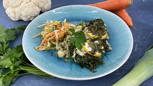 Kaffee oder Tee: Rezept: Forelle im Pergament mit Gemüse und Blumenkohl-Reis - hier anschauen