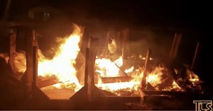 VIDEO: Tables set on fire as Lakewood Flea Market comes to a close