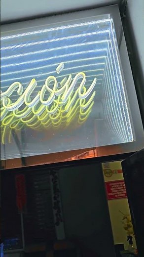 como hacemos los letreros infinitos neon 3d