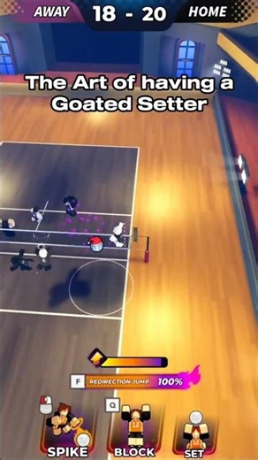 This Setter is Too Good🔥💯 #volleyballlegends #vbl #shorts #roblox #tsh #feiko #robloxfyp #setter