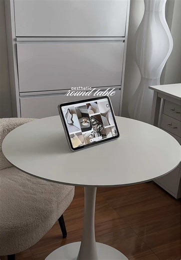 Complete Your Aesthetic Workspace with a Round Table