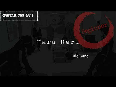 Haru Haru ( Big Bang ) - Easy Solo Tab Guitar Lv 1 - Luong Tran Guitar