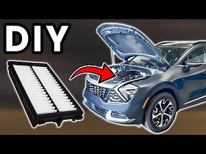 DIY 2023-2025 Kia Sportage Air Filter Replacement | How To Replace Kia Sportage Engine Air Filter