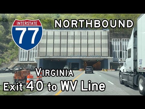 Big Walker Mountain Tunnel: Interstate 77 Virginia (Exit 40 to WV State Line) Northbound