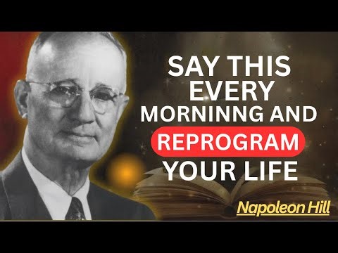 Say This Every Morning and Reprogram Your Life | Napoleon Hill