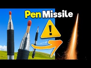 How to make rocket at home - Super Easy || Pen missile rockets for machis
