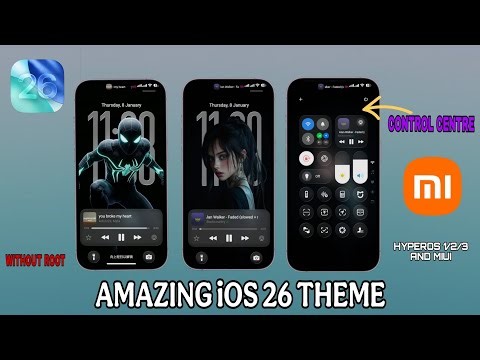 AMAZING iOS 26 THEME WITHOUT ROOT 🚫 XIAOMI GLOBAL