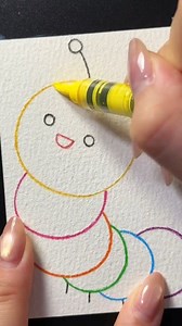 Beautiful worm 🪱 Asmr Colouring 🖍🎨🎶💞 #Coloring #drawing #paintings #sketching #art #asmr #reel #worm | Colour With Deisy