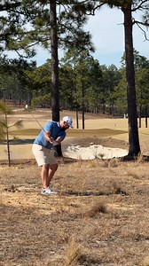15K views · 128 reactions | The wonderful Pinehurst waste area! NEARLY stuck the landing | Peter Finch Golf | Facebook