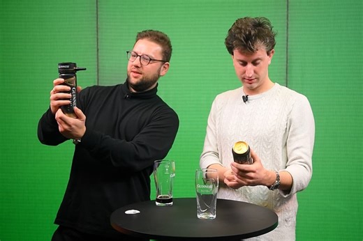 A chaotic taste test of the Guinness Nitrosurge