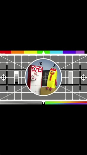 BBC 2 Test Card: Numberblocks Edition