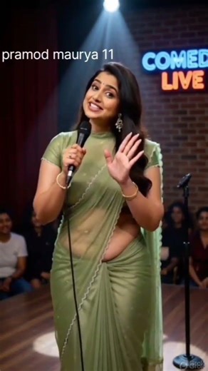 Saree Mein Savage Comedy 😂🔥Jab Ladki Stage Pe Aayi… Sab Hil Gaye 🤣Desi Stand-Up Comedy Ka Full 😆