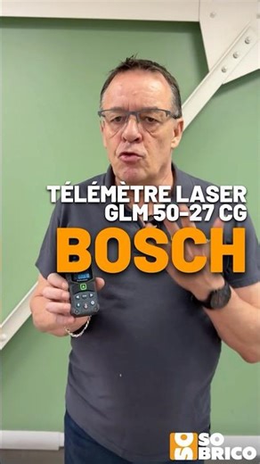 Discover the GLM 50-27 CG Professional Green BOSCH laser distance meter on SoBrico! ref: 773653