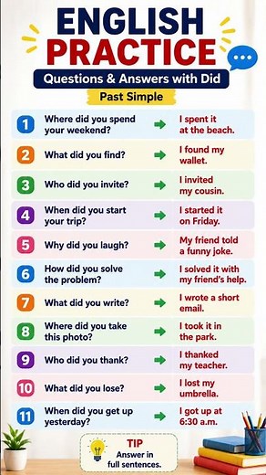 Daily English Conversation Practice | Easy Questions & Answers #dailyenglish #learnenglish