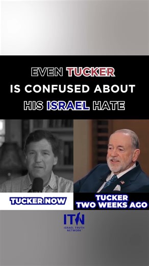 Even Tucker Is Confused About His Israel Hate