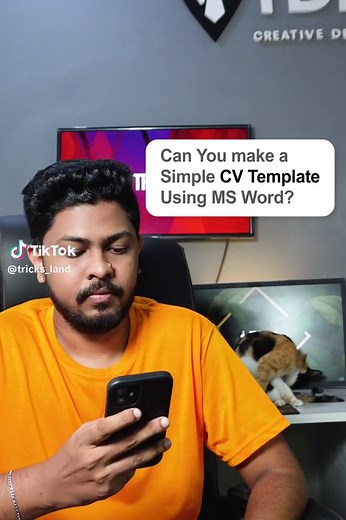 How to Create a Simple CV Template using MS Word in 5 minutes 😉 #word #cv #tricksland #fyp