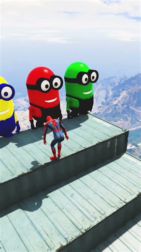 GTA 5 Epic Water Ragdolls | Spider-Man Jumps / Fails ep.537 #shorts​