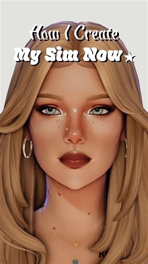 How I Create My Sim Now vs. When I Was a Kid 🤪 #sims4 #thesims4 #shorts