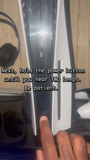 in case you’re late to PS5 “safe mode” just as i was. #playstation #techsupport #gaming