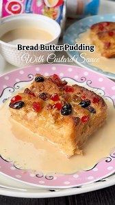 Leftover bread? Not anymore🍞 Transform it into this dreamy Bread Butter Pudding with silky custard sauce. Perfect for sharing (or not 😉). 📕Recipe by kak_t68 Ingredients for Pudding: 6 slices of bread 125g OKI Cream Cheese 3 eggs 1 can OKI Evaporated Creamer ½ cup sugar ¼ tsp salt ¼ tsp ground cinnamon 1 tsp vanilla essence 3 tbsp OKI butter (melted) Raisins and dried cherries 2 tbsp brown sugar Bake in the oven at 180°C for 30 minutes. Ingredients for Custard Sauce: 1 OKI Evaporated Creamer 1