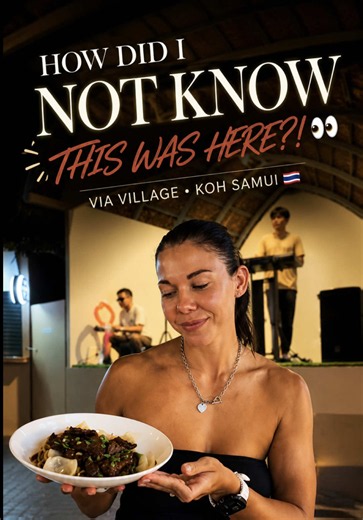 VIA Village Koh Samui food market: Dragon Wok Mongolian beef review