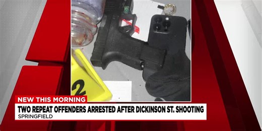 Two men arrested after shooting on Dickinson Street in Springfield