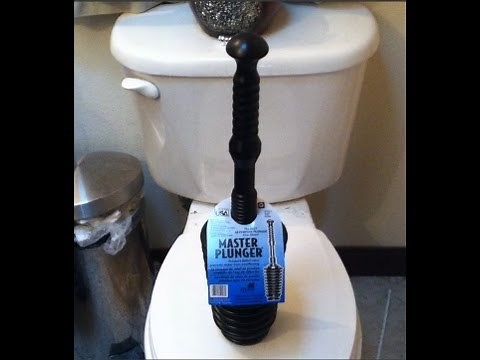 Master Plunger VS Clogged Toilet Test