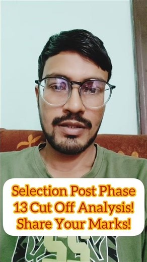 SSC Selection Post Phase13 Cut Off Analysis!Share Your Marks!#ssc#shorts