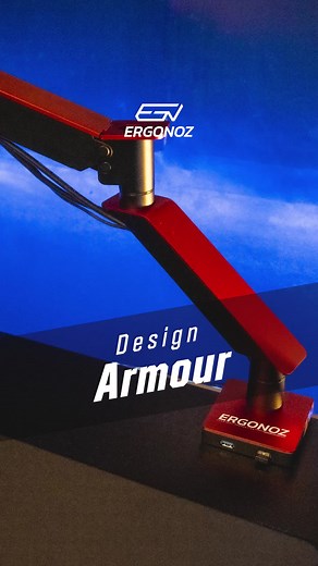 Design Armour สีแดงโดดเด้นทุกมุมมอง #Ergonoz #แต่งคอม #Armour