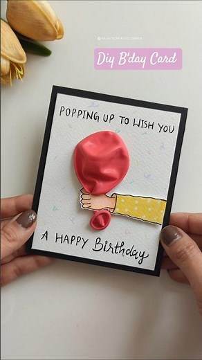 DIY Handmade Amazing Birthday Card for love! #birthdaycard