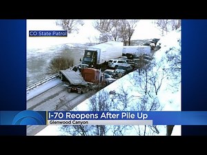 I-70 Reopens After 17-Vehicle Crash In Glenwood Canyon