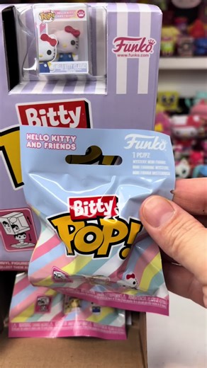 Tiny Hello Kitty Bitty Pops, big surprises! 😍 Which one will we get? Watch the full unboxing on my YouTube channel! 💖 Follow for more fun unboxings! #HelloKitty #BittyPop #Unboxing #MiniFigures #ToyCollector
