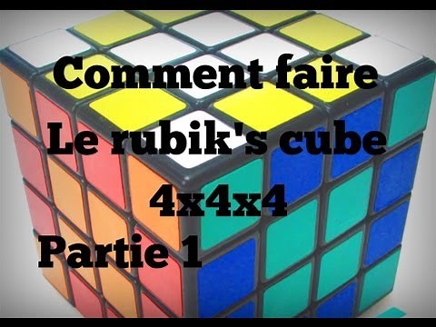 Comment faire le rubik's cube 4x4x4, méthode débutant partie 1