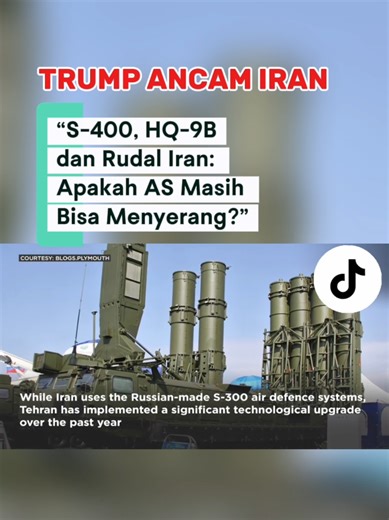 Dulu Amerika berhasil menyerang fasilitas nuklir Iran. Tapi hari ini, para pakar bilang situasinya sudah berubah. Pertahanan udara Iran kini jauh lebih kompleks. Apakah perang masih jadi opsi? #iran #amerika #donaldtrump #geopolitik #berita