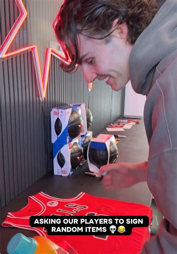 Fun Player Pranks with Signing Random Items!