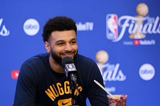 “Yeah man, it's your fault”- Jamal Murray jokingly blames reporter for throwing him off after an alarm goes off during press conference