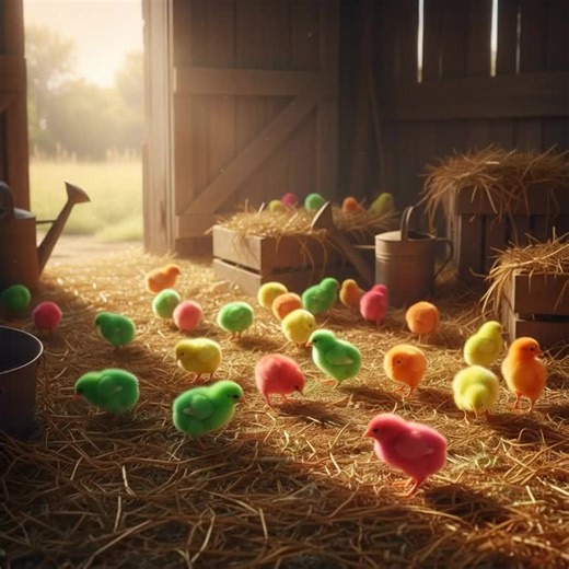 Discover the Beauty of Colourful Chicks