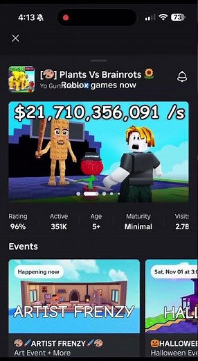 Roblox game now vs then.😭
