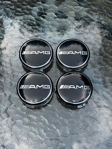 Wheel Center Caps for Mercedes - Gloss Black 2.95" / 75mm - Etsy