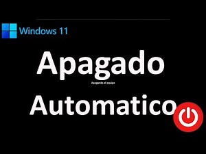 Como Hacer que Windows 11 se Apague Automaticamente sin Programas