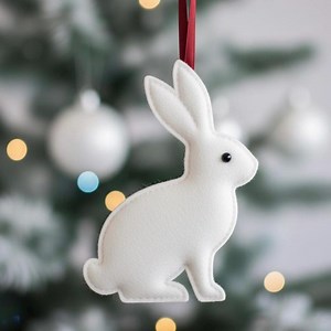 Beginner Bunny, PDF, Rabbit, Easy, Christmas, Ornament, Hand Sewing Pattern, Tree, Cute, Easy, Craft, Kids, Diy, Felt, Holiday, Egg, Mobile - Etsy