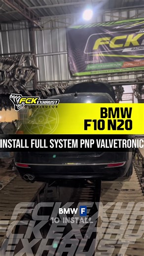 BMW F10 N20 Install Full System PNP Valvetronic FCK Exhaust #bmwf10 #bmw #valvetronicexhaust