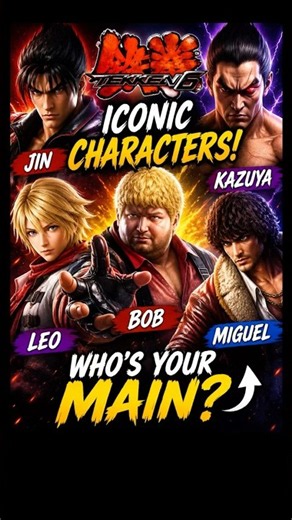🔥 The Tekken 6 Intro Was INSANE… 👀 Jin, Kazuya, Leo, Bob & Miguel! | Tekken 6 #Shorts
