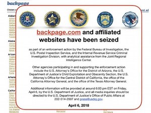 Backpage Founder's 93 Charges Lack Actual Sex-Trafficking Claims